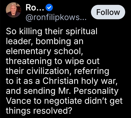 Did they even say thank you?